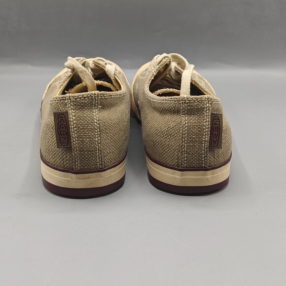 KEEN Coronado Vulcanized Vegan Womens Sz 8.5 Low Top Gray Lace Up Sneakers Shoes - Picture 10 of 11